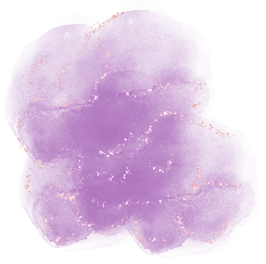 Purple Splotch with Glitters